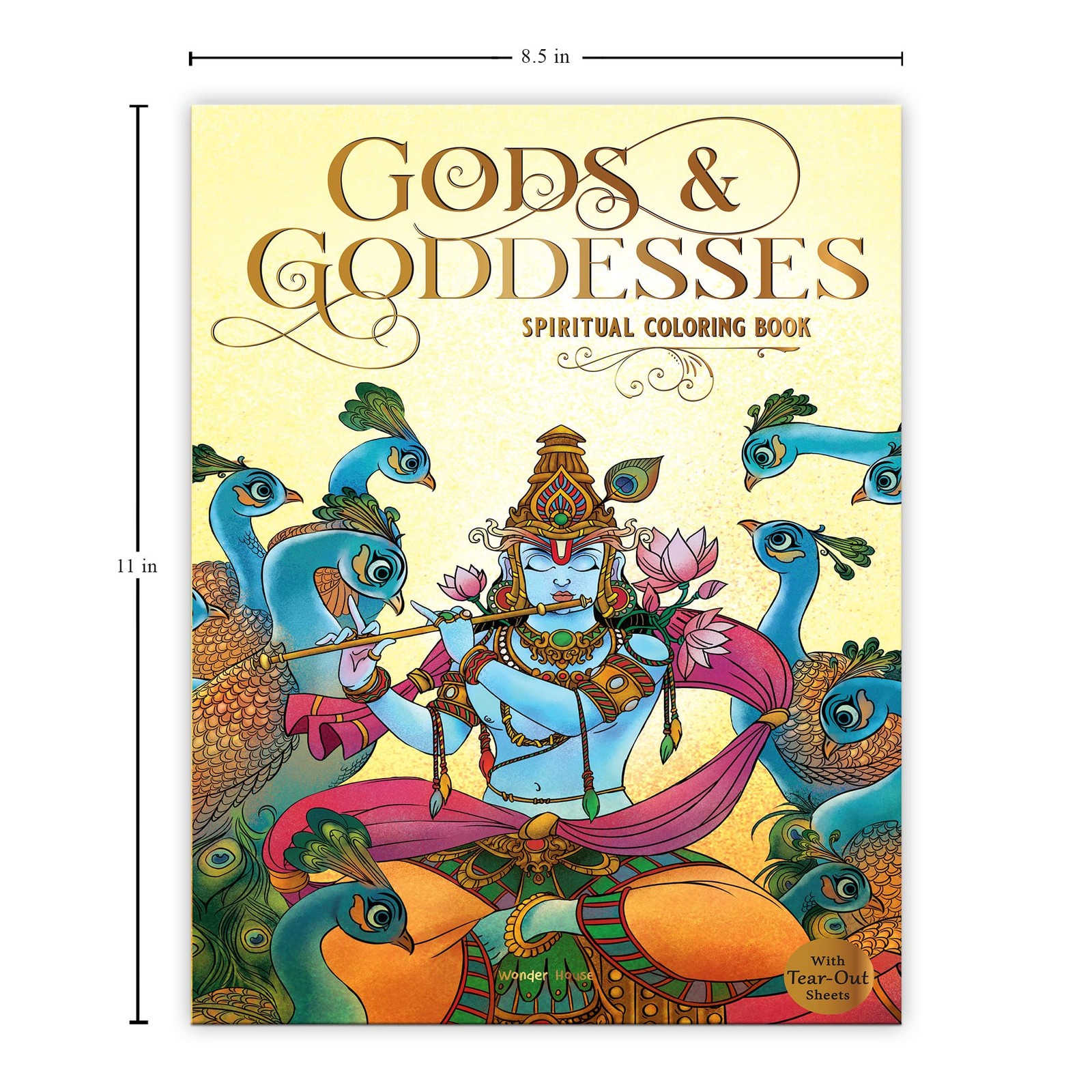 Gods and Goddesses – Spiritual Coloring Book Multicolor