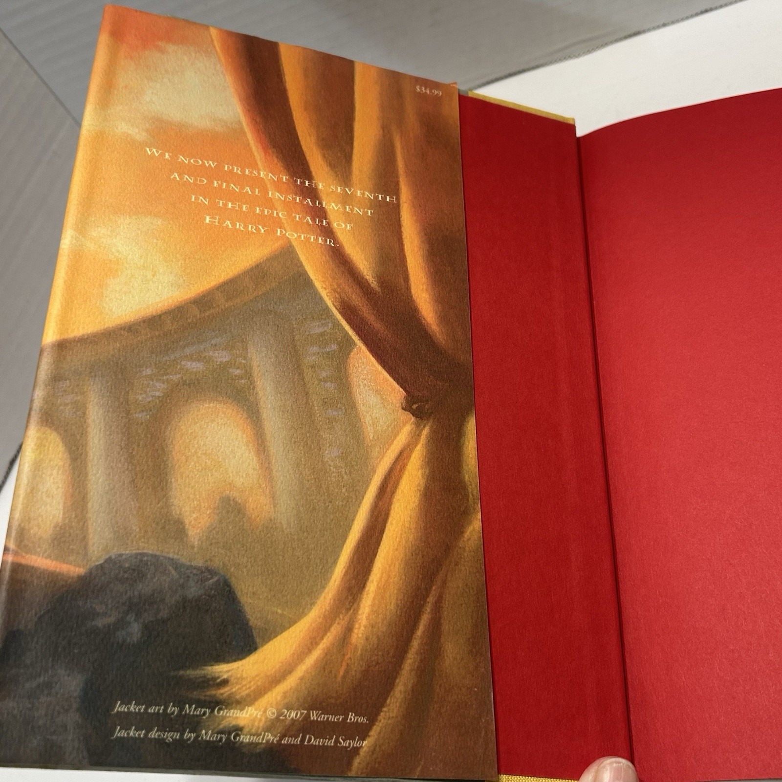 HARRY POTTER And The Deathly Hallows First Edition 1st Print 759 Error