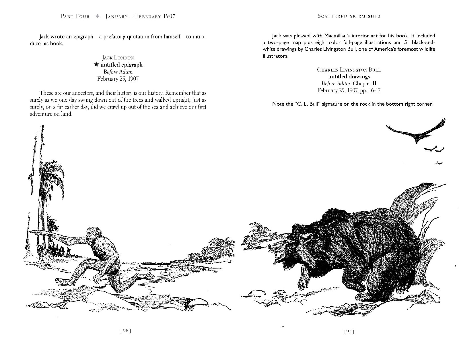 Brand new unread copy JACK LONDON’S BEFORE ADAM BATTLES “It’s a stunner.”