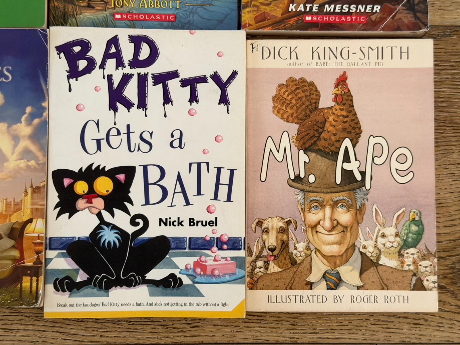 12 Kids Chapter Books Lot Dog Man Bad Kitty Ranger In Time Mr Ape