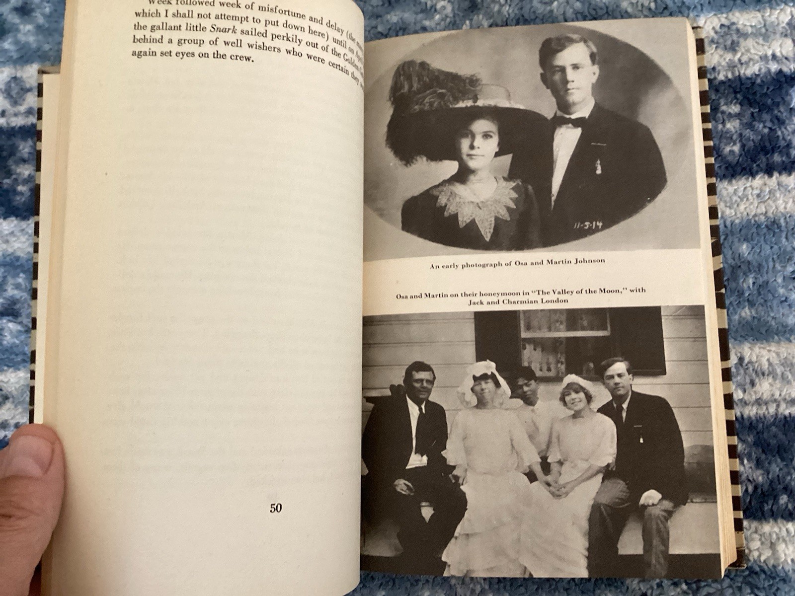 Osa Johnson I MARRIED ADVENTURE | 1942 Halcyon House Hardcover