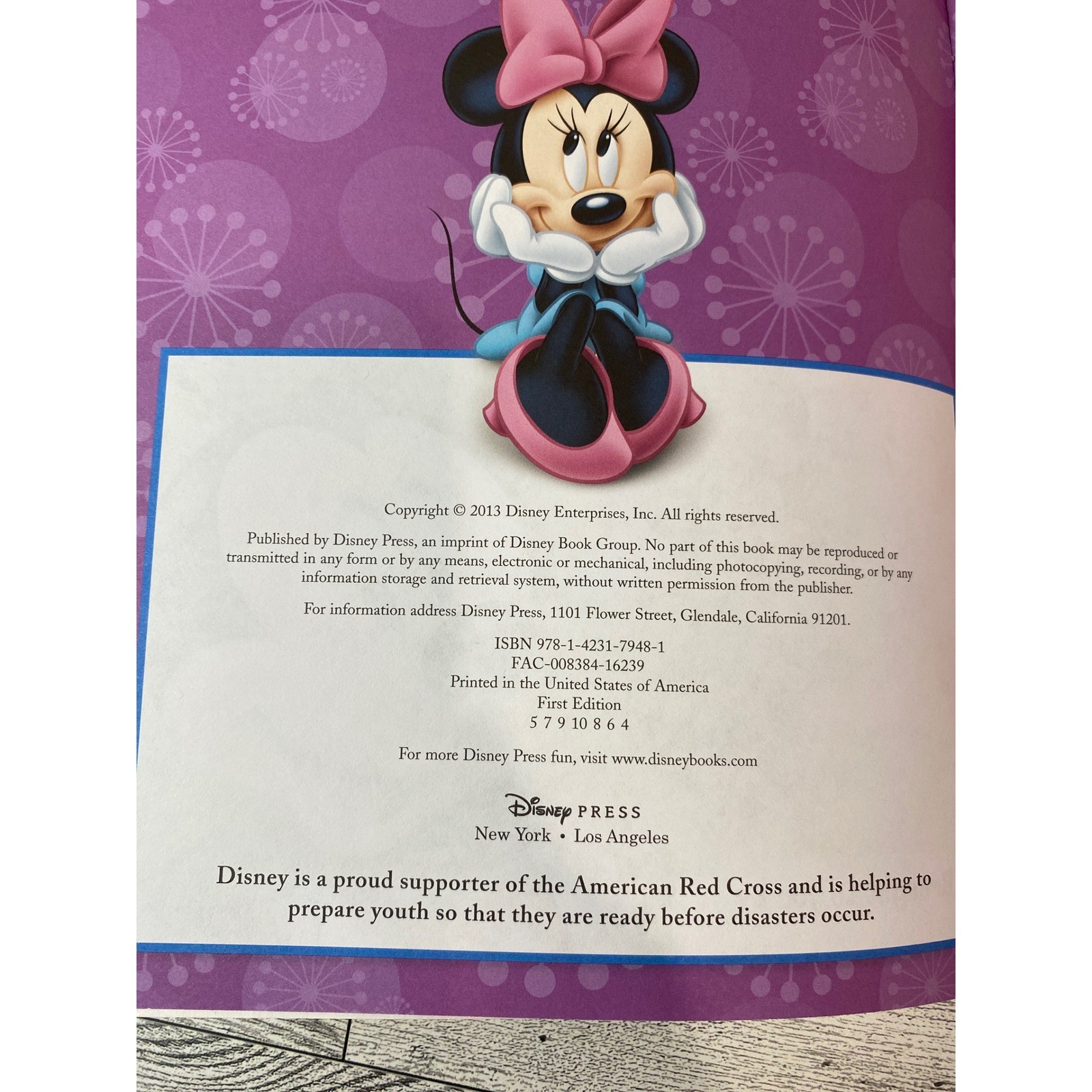 Mickey & Friends Disaster Preparedness Activity Book 2013 Softcover Disney Press