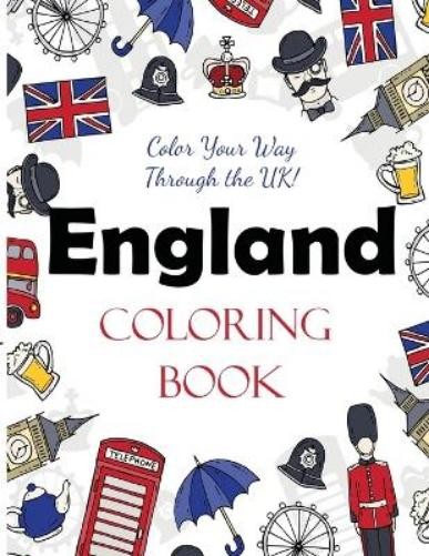 Dylanna Press England Coloring Book (Paperback) (UK IMPORT)
