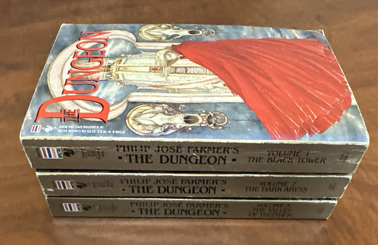 Volumes 1-3 The Dungeon Series by Philip Jose Farmer Vintage Fantasy Books Used