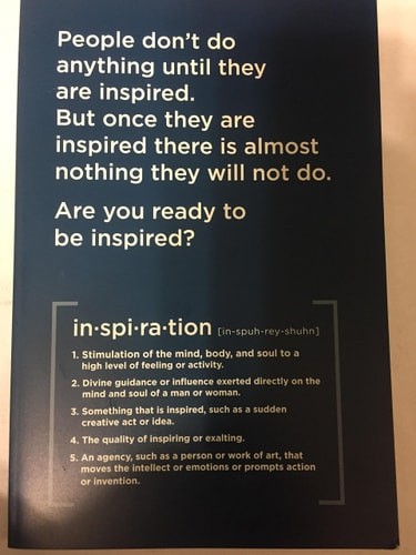 “In-spi-ra-tion” by Kelly, Matthew, Good Book
