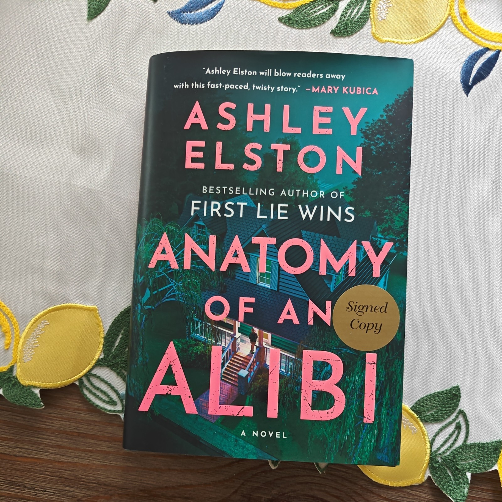 ANATOMY OF AN ALIBI Ashley Elston Signed Copy Hardcover 2026 First Edition