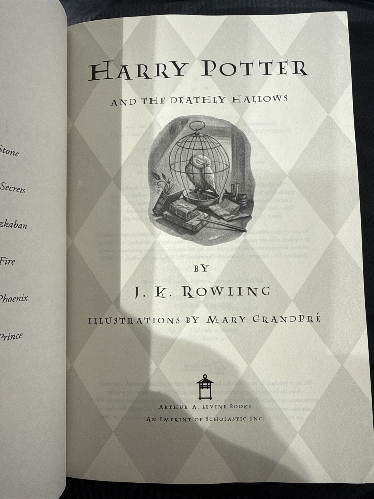 Harry Potter and the Deathly Hallows (2007) RARE 1st American Edition Hardcover