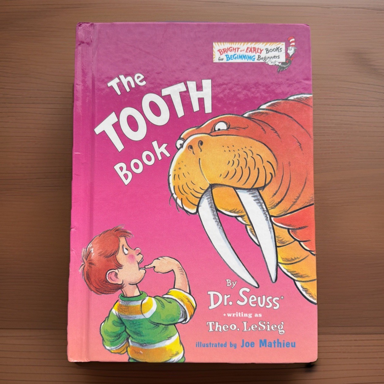Dr Suess Theo LeSieg Book Lot: The Eye Book & The Tooth Book Bright & Early