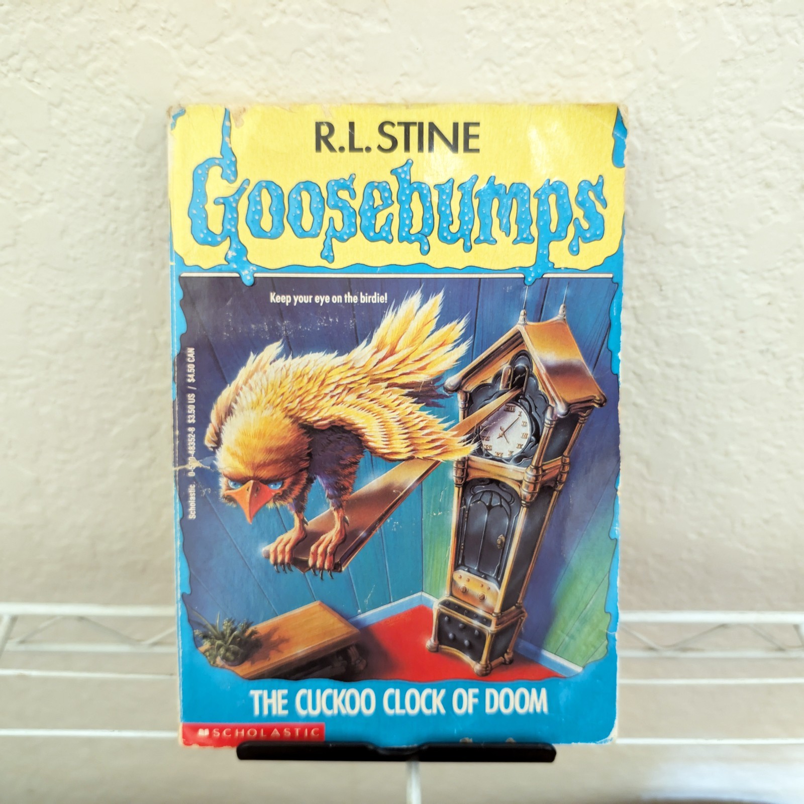 Vintage Goosebumps #28 The Cuckoo Clock of Doom R.L. Stine 1st print Schoolastic