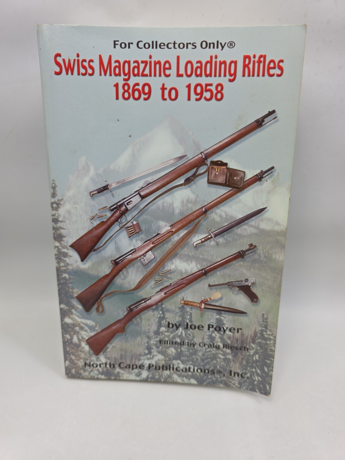 Swiss Magazine Loading Rifles 1869 to 1958 by Joe Poyer VG PB