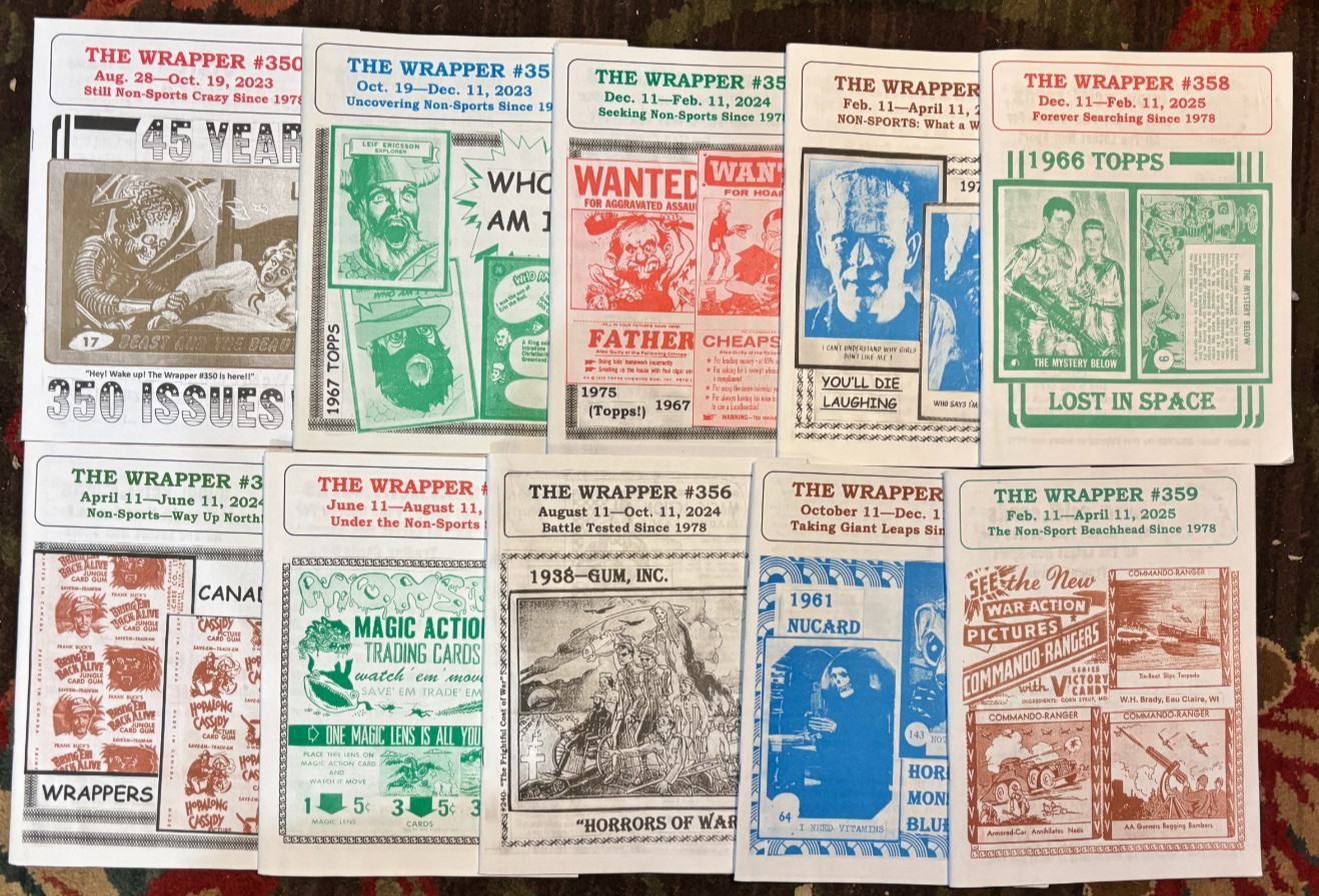 The Wrapper Magazine Lot of 10 2023-2025 (#350-359)