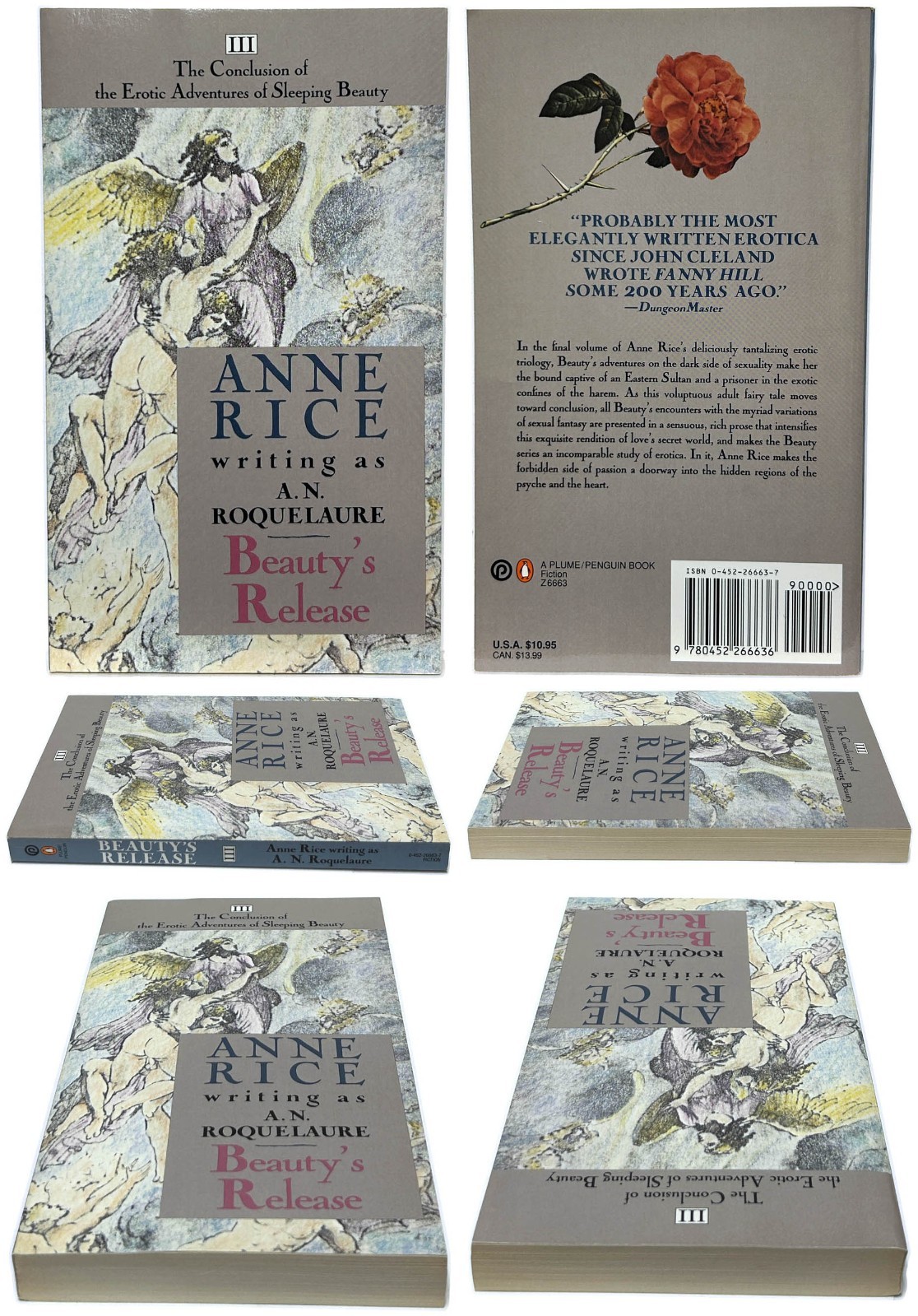 SLEEPING BEAUTY TRILOGY by Anne Rice aka A. N. Roquelaure TPB box set
