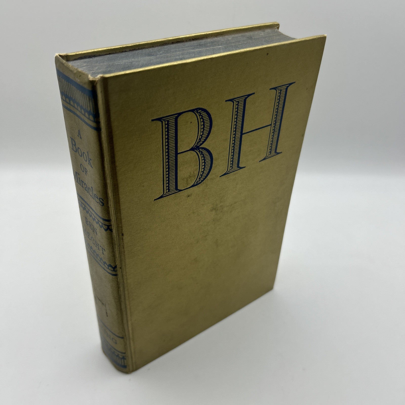 A Book of Miracles by Ben Hecht (1939, HC) Viking Press First Edition