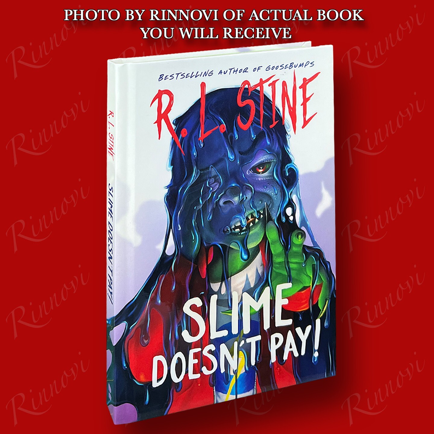Slime Doesn’t Pay! SIGNED R. L. Stine (2023,HC,1st) BRAND NEW