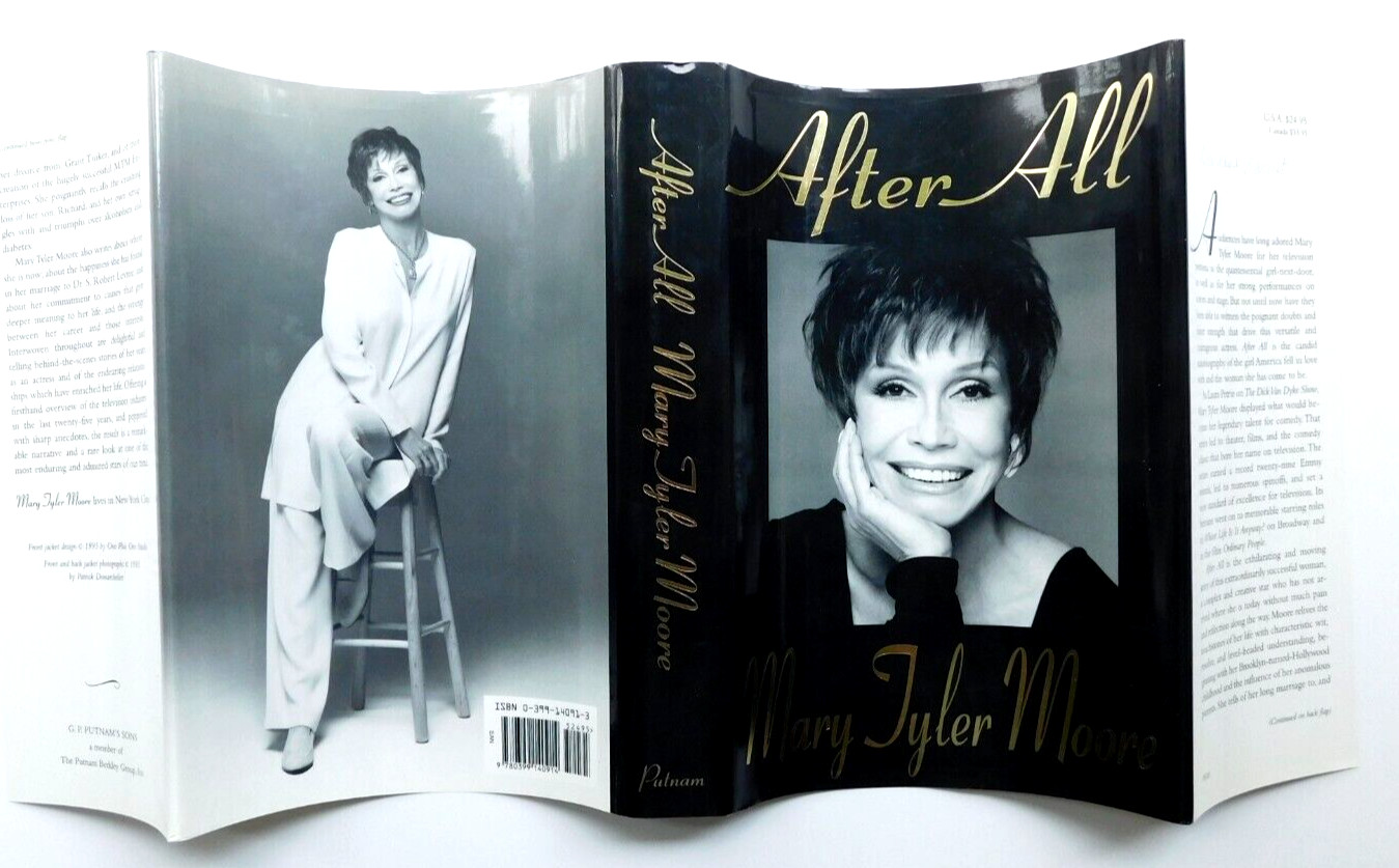 MARY TYLER MOORE 1995 memoir unread autobiography AFTER ALL 332 PAGES Mint cond