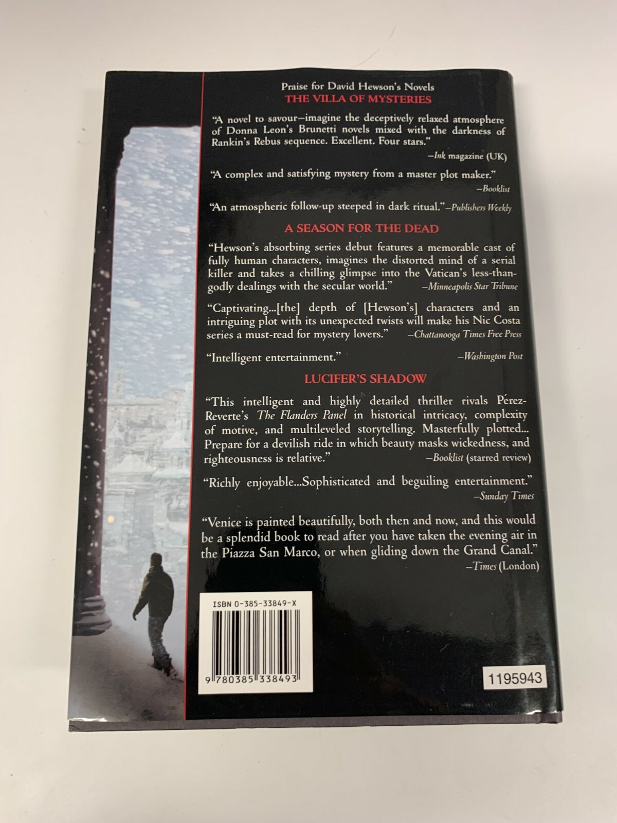 Delacorte Press The Sacred Cut by David Hewson A Novel Of Suspense Hardcover