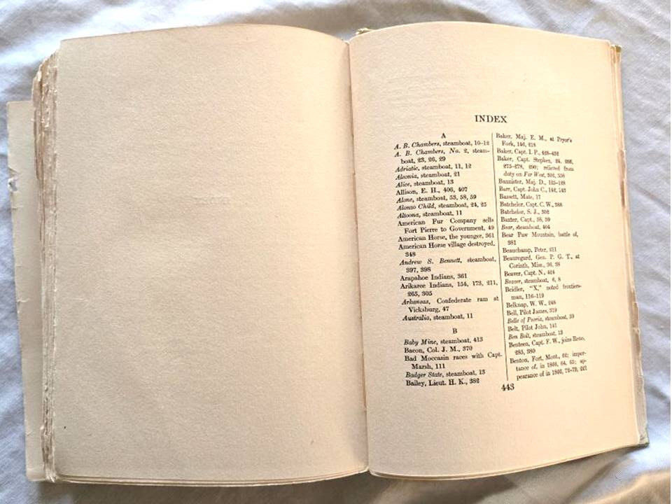 1909 The Conquest of the Missouri by Joseph Mills Hanson 1st edition h/c