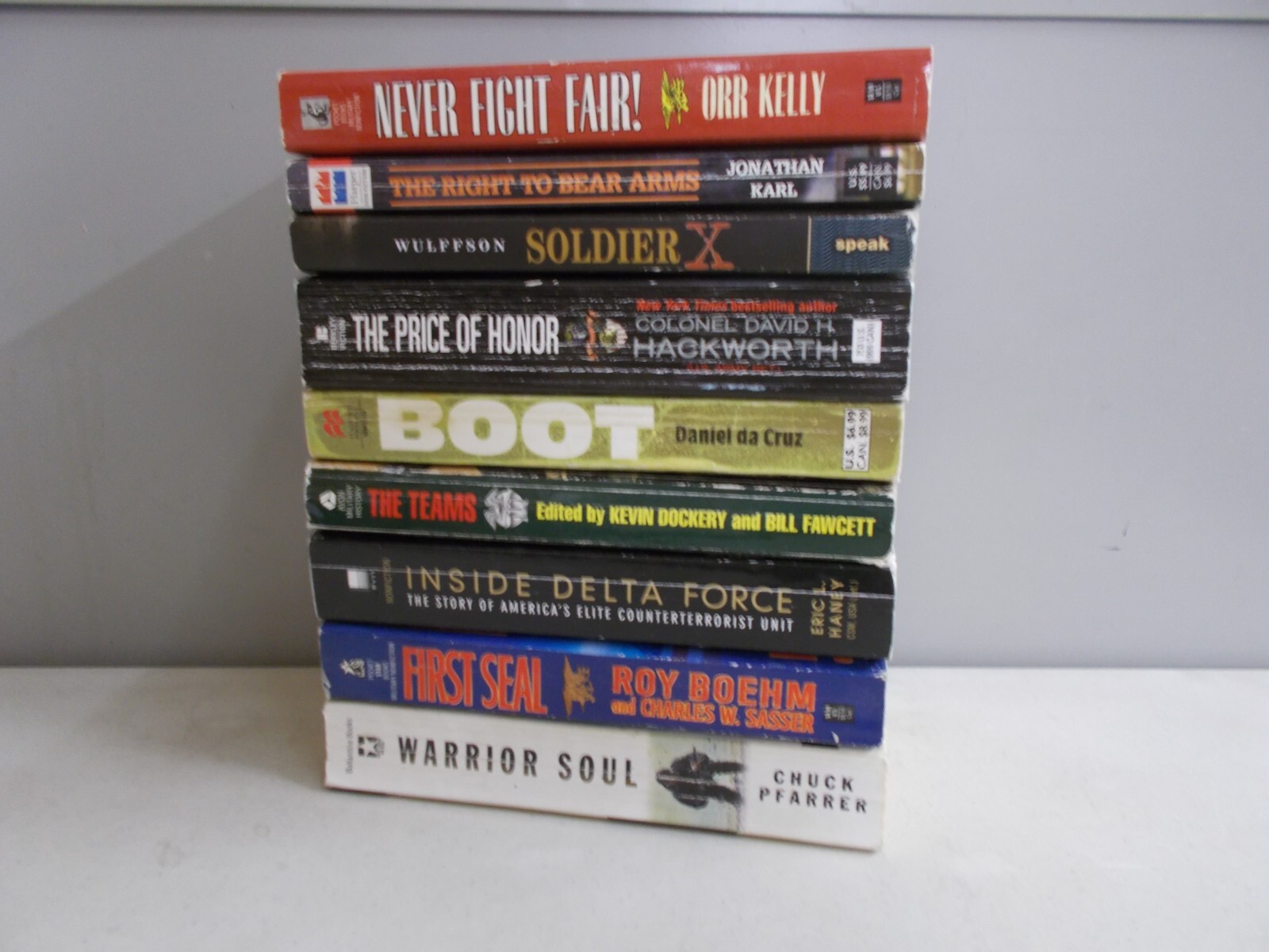9 SPECIAL FORCES # PB NON-FICTION & FICTION SEALS DELTA SOLDIER WARRIOR TEAMS