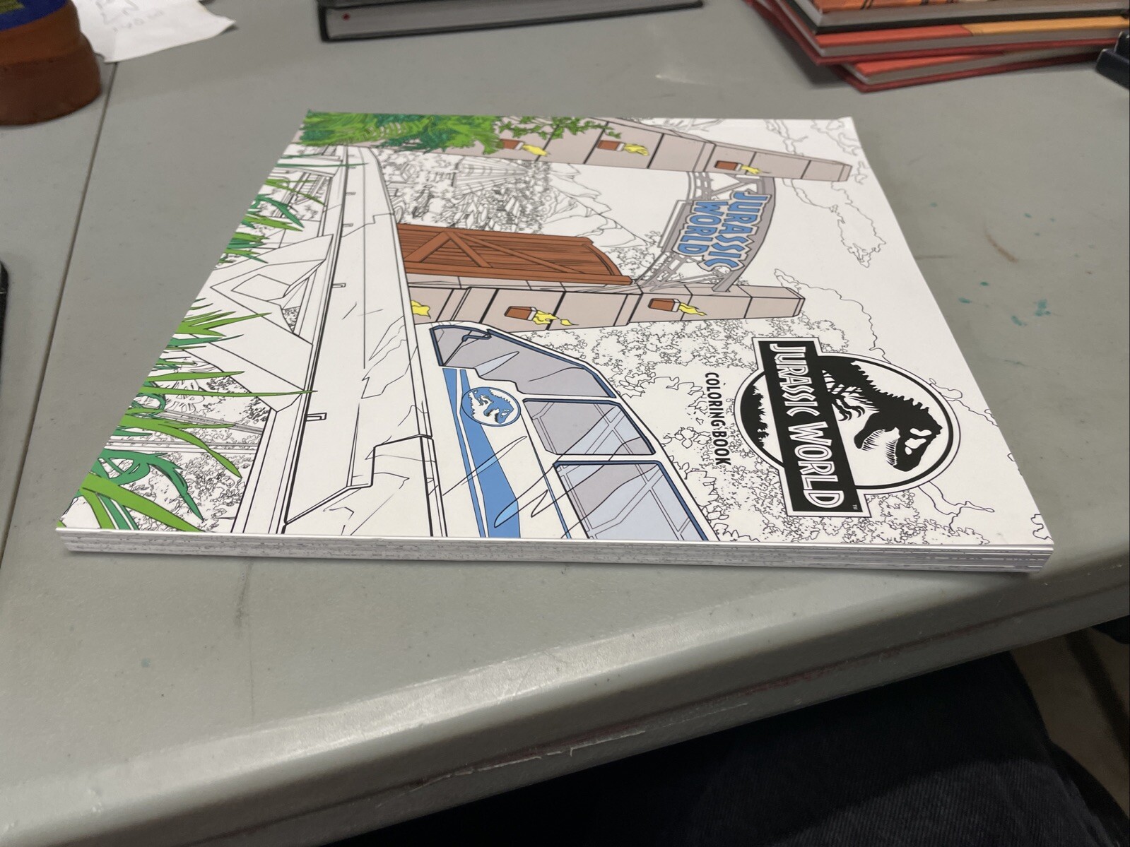 Jurassic World Adult Coloring Book by N. B. C. NBC Universal (2019, Trade…