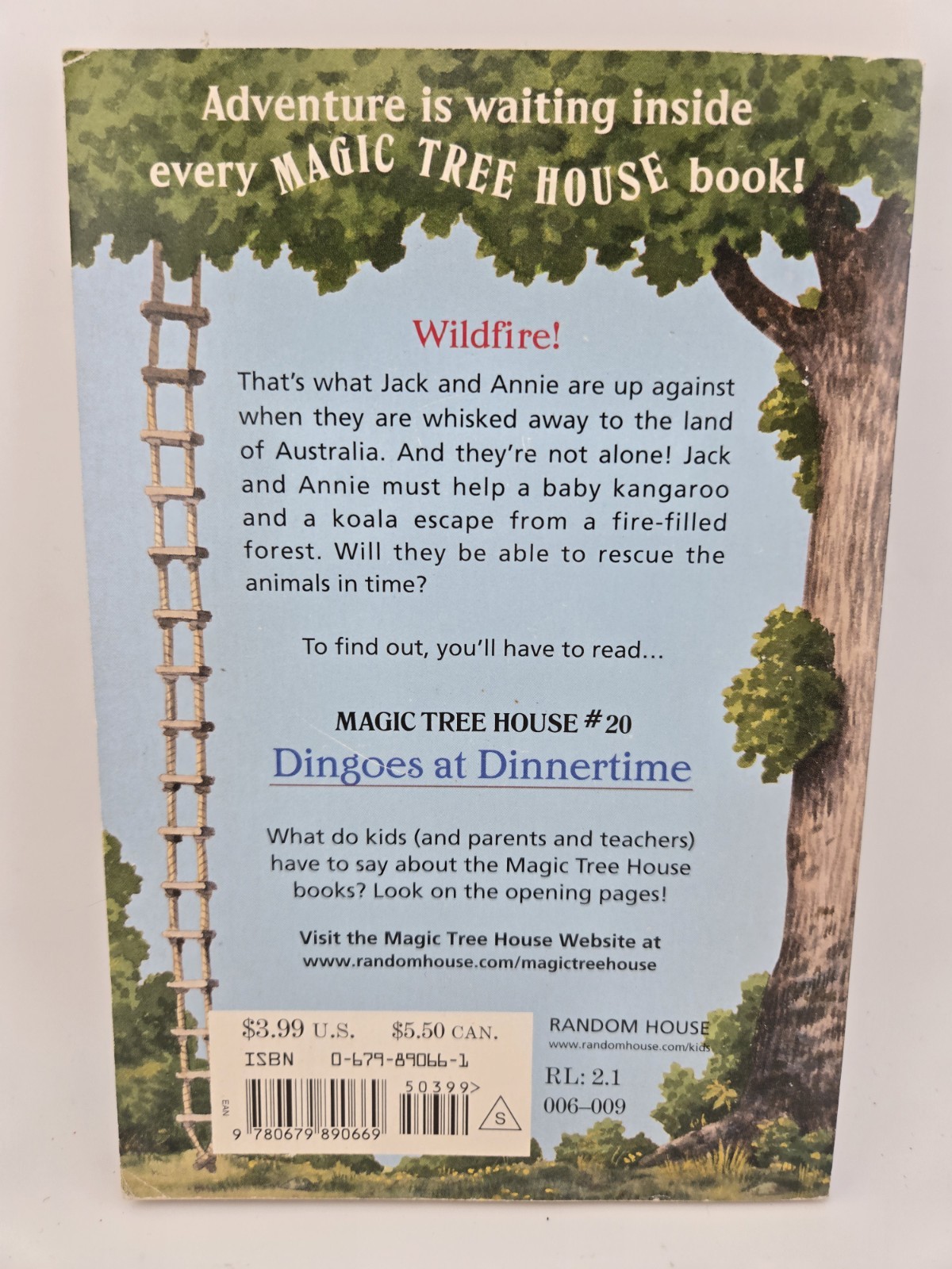Dingoes at Dinnertime Magic Tree House, No. 20 Mary Pope Osborne