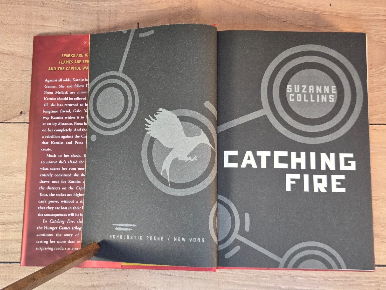 Catching Fire Suzanne Collins 1st Edition Hardcover Hunger Games Book 2