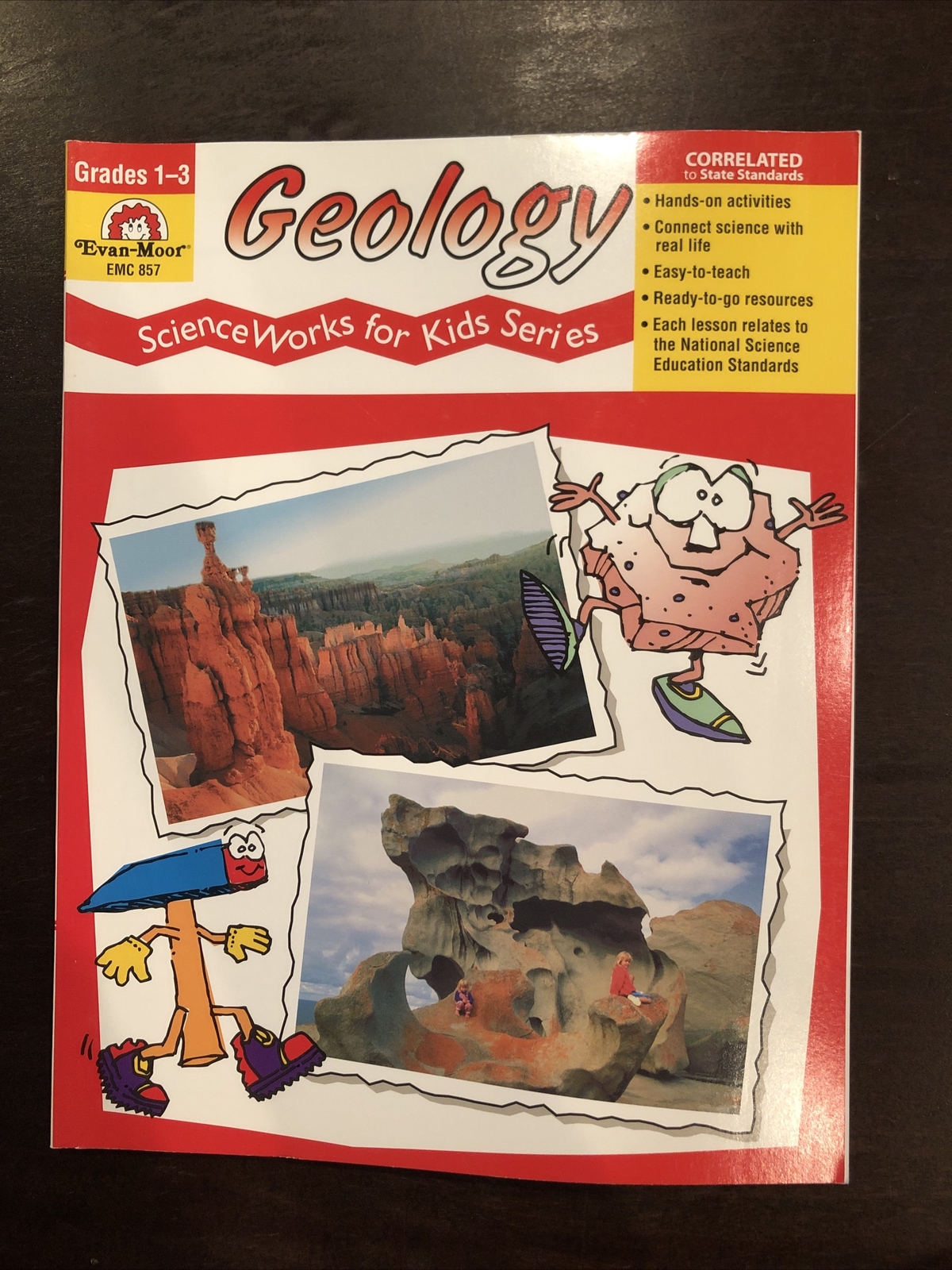 Scienceworks for Kids Ser.: Geology, Grades 1-3 by Evan-Moor (1998, Trade…