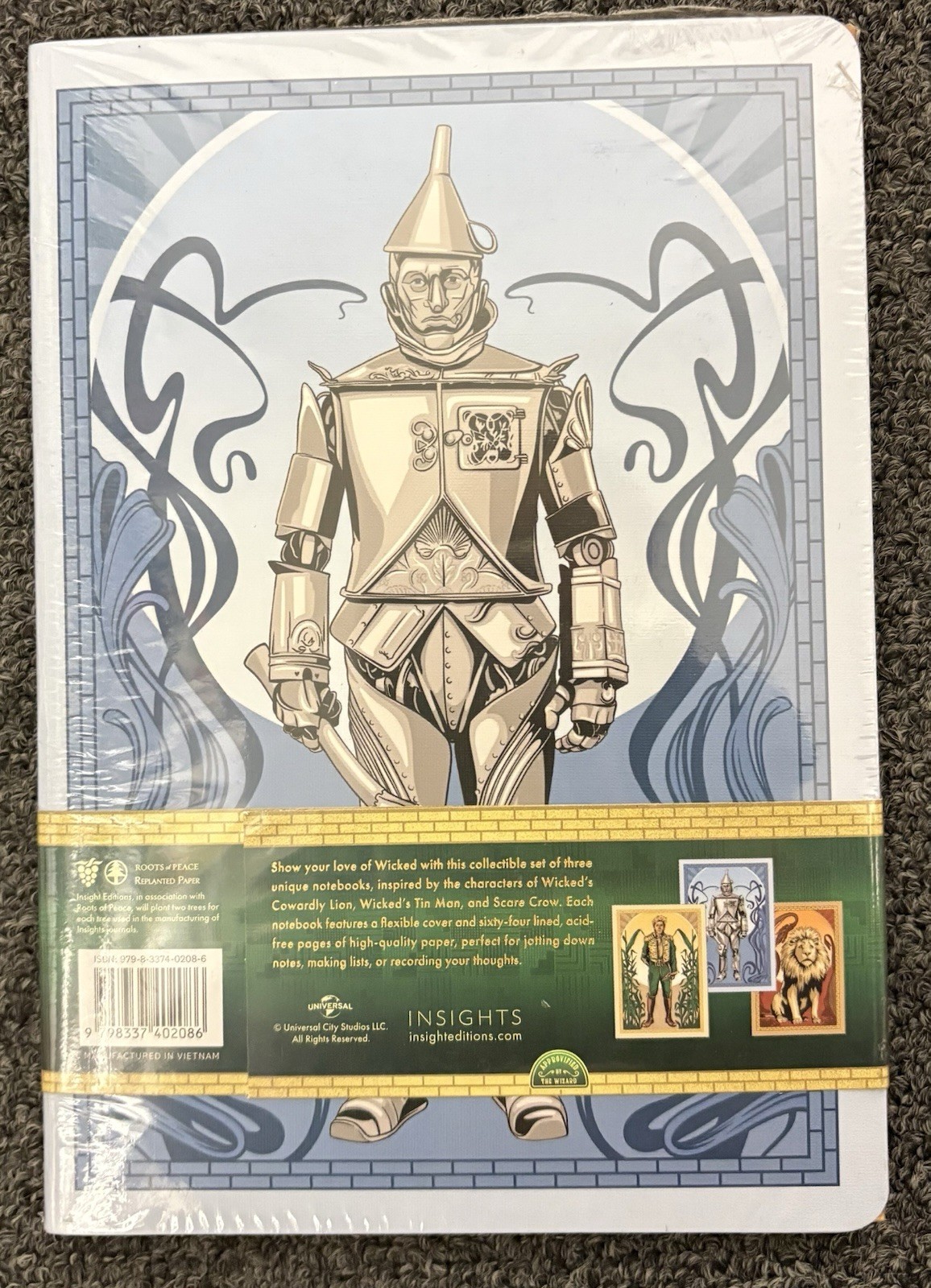 Wicked Notebook Collection (Set of 3) by Insight Editions Paperback Book