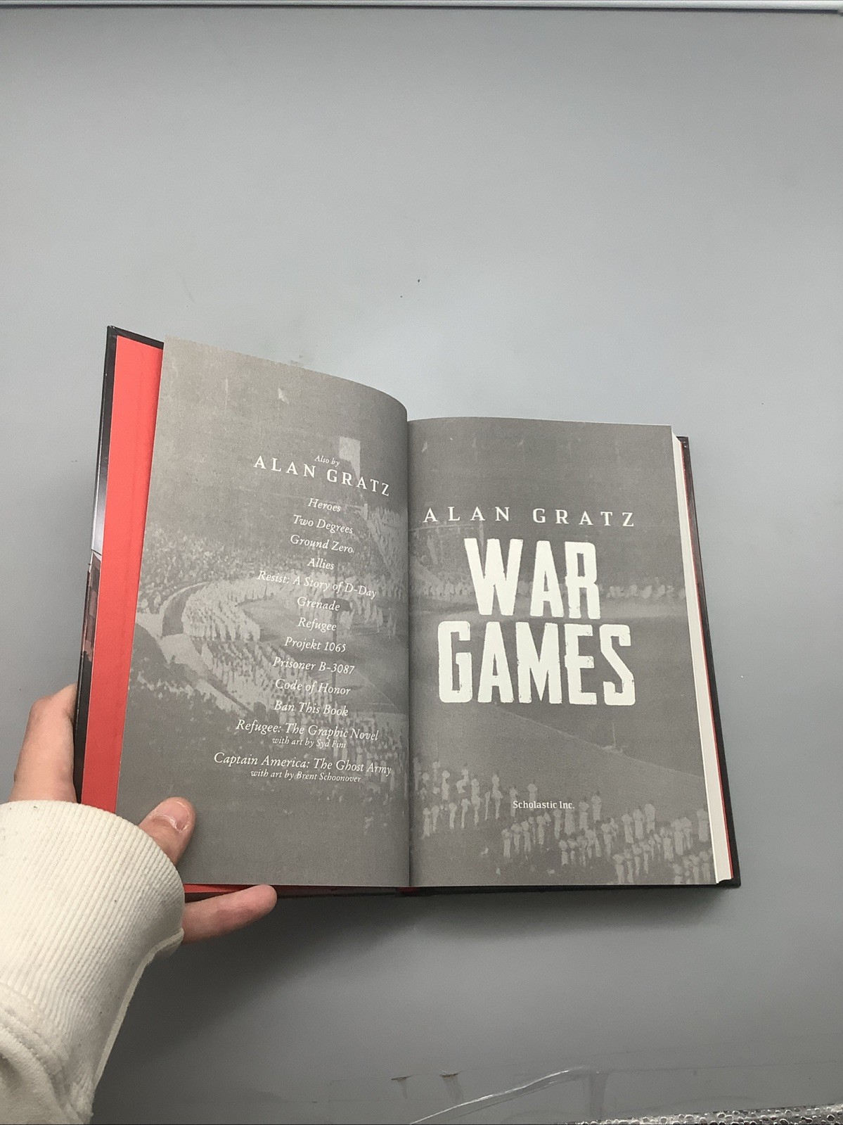 War Games (Novel of 1936 Berlin) – By Alan Gratz – Hardcover – LIKE NEW