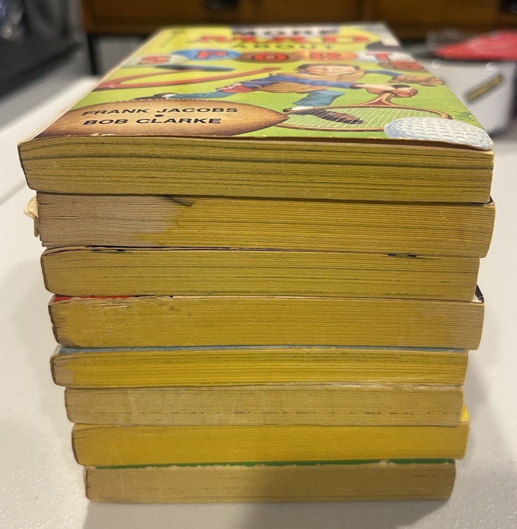 MAD Magazine Lot 8 Vintage Paperback Books Howling Mad About Mad Mixed VTG