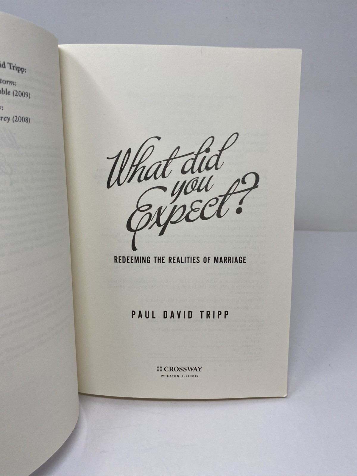 What Did You Expect Paul David Tripp Paperback 2012 Clean Pages