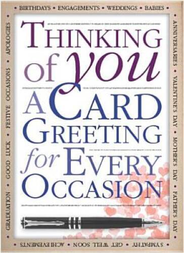 Thinking of You: A Card Greeting for Every Occasion – Paperback – GOOD