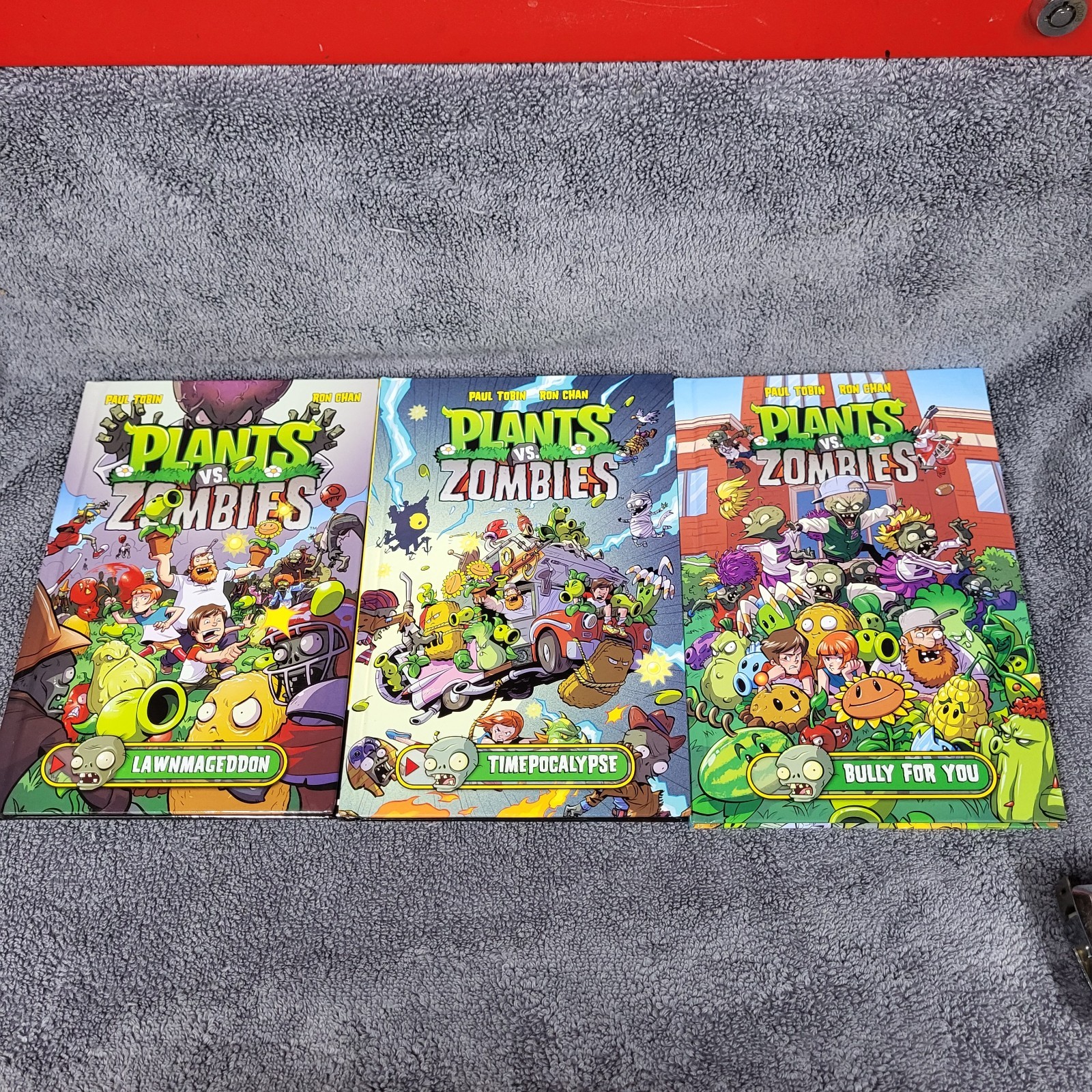 Lot Of 9 PLANTS vs ZOMBIES Graphic Novels Books Dark Horse Comics Hardcover