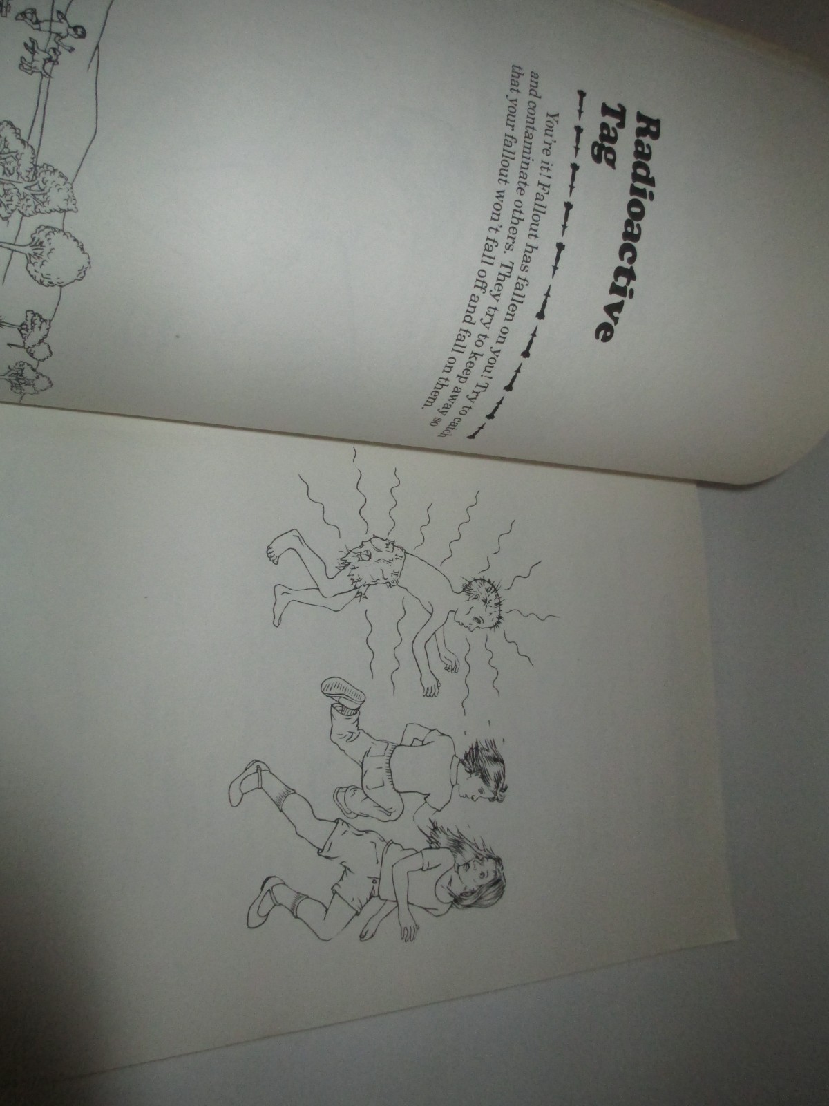 Rare Vintage The NUCLEAR WAR FUN BOOK 1982 Weird Satire Creepy OOP Games to Play