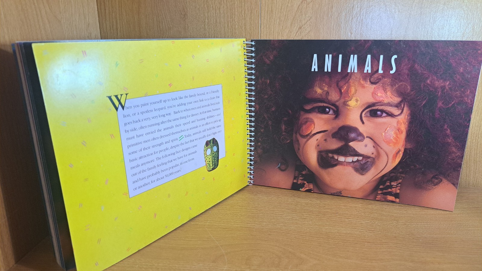 Face Painting by Klutz Editors 1990, Spiral Book (no Paint)