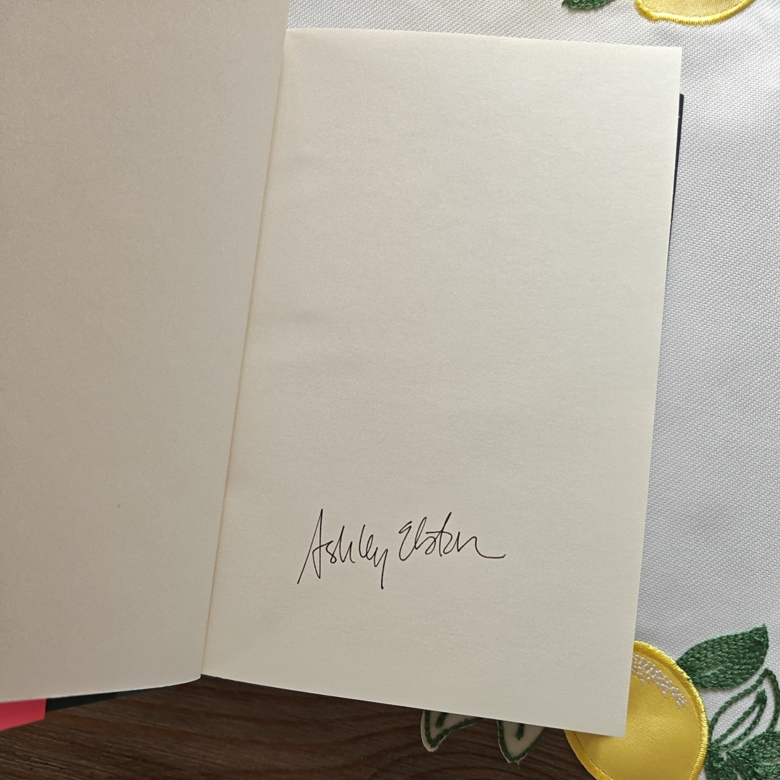 ANATOMY OF AN ALIBI Ashley Elston Signed Copy Hardcover 2026 First Edition