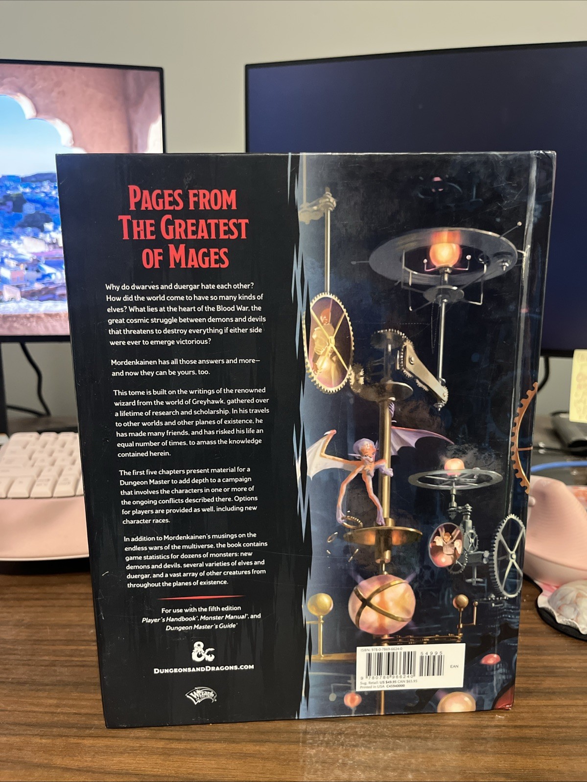 D&d Mordenkainen’s Tome of Foes by Wizards RPG Team (2018, Hardcover)