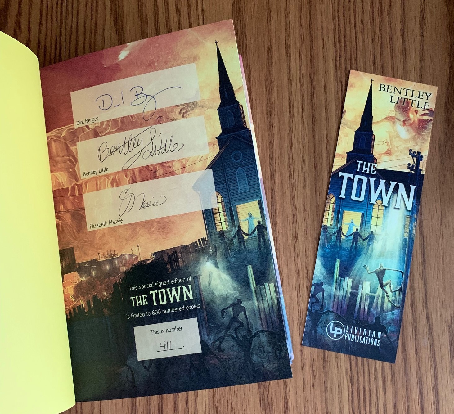The Town by Bentley Little Lividian Signed Slipcased Limited Edition #411/600