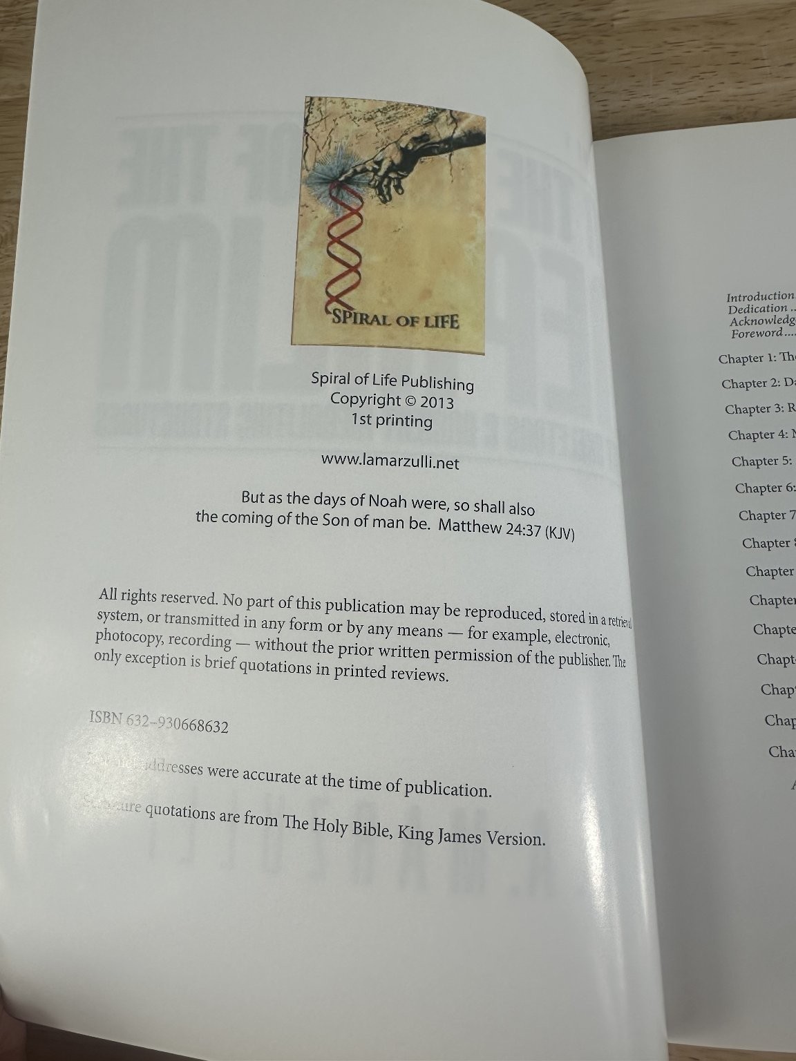 On The Trail of The Nephilim L.A. Marzulli 2013 1st Printing Nonfiction Spiral