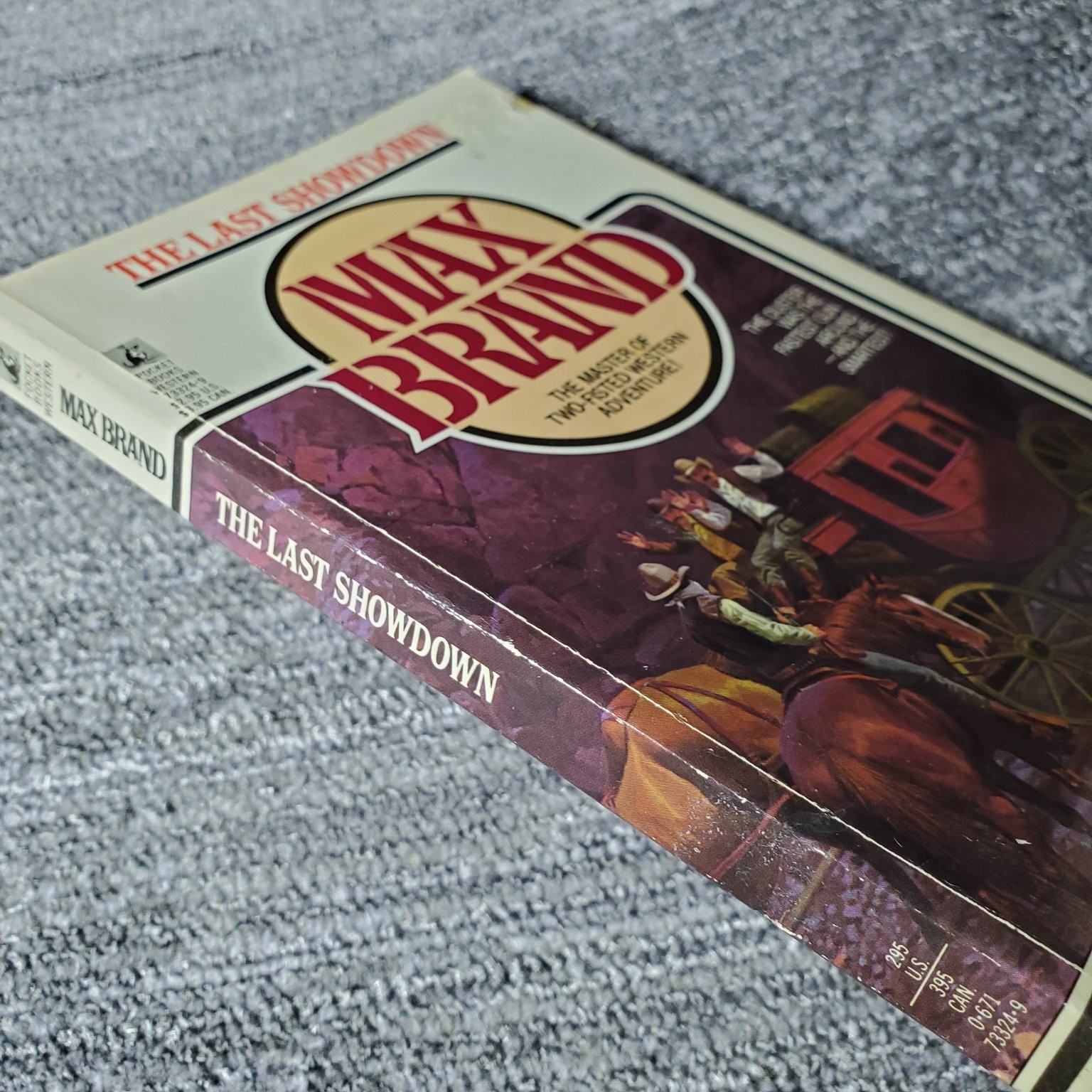 The Last Showdown Max Brand 1977 Western Adventure Paperback Book