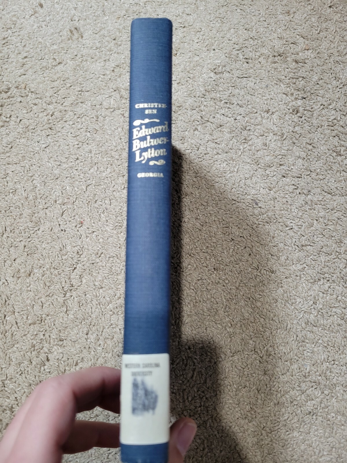 Edward Bulwer-Lytton The Fiction of New Regions Hardback Book 1976