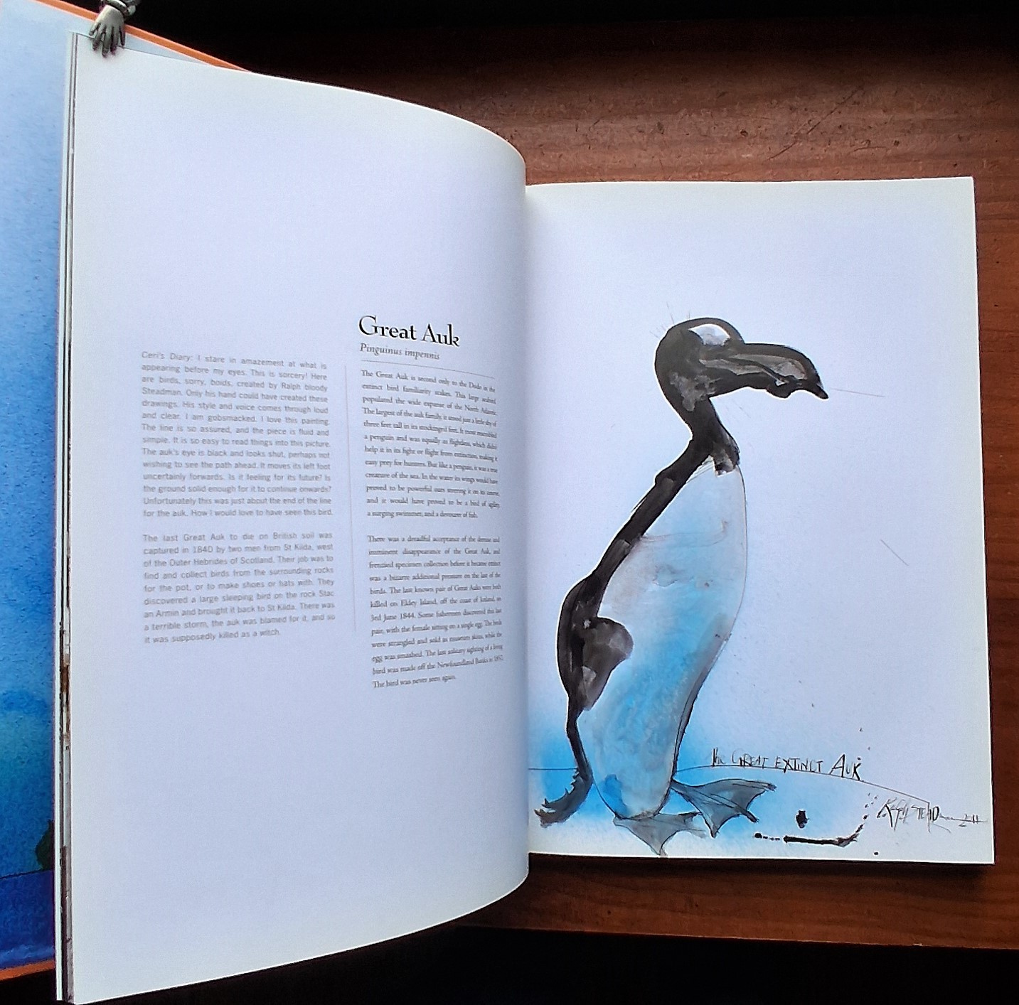 EXTINCT BOIDS Birds Ralph Steadman & Ceri Levy 2012 Hardcover Dustjacket Dodo