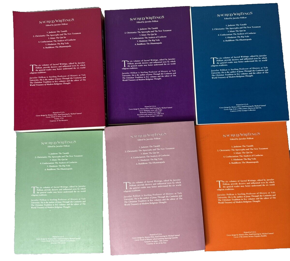 Sacred Writings: Six Volume Set (Volumes 1 through 6) Edited by Jaroslav Pelikan