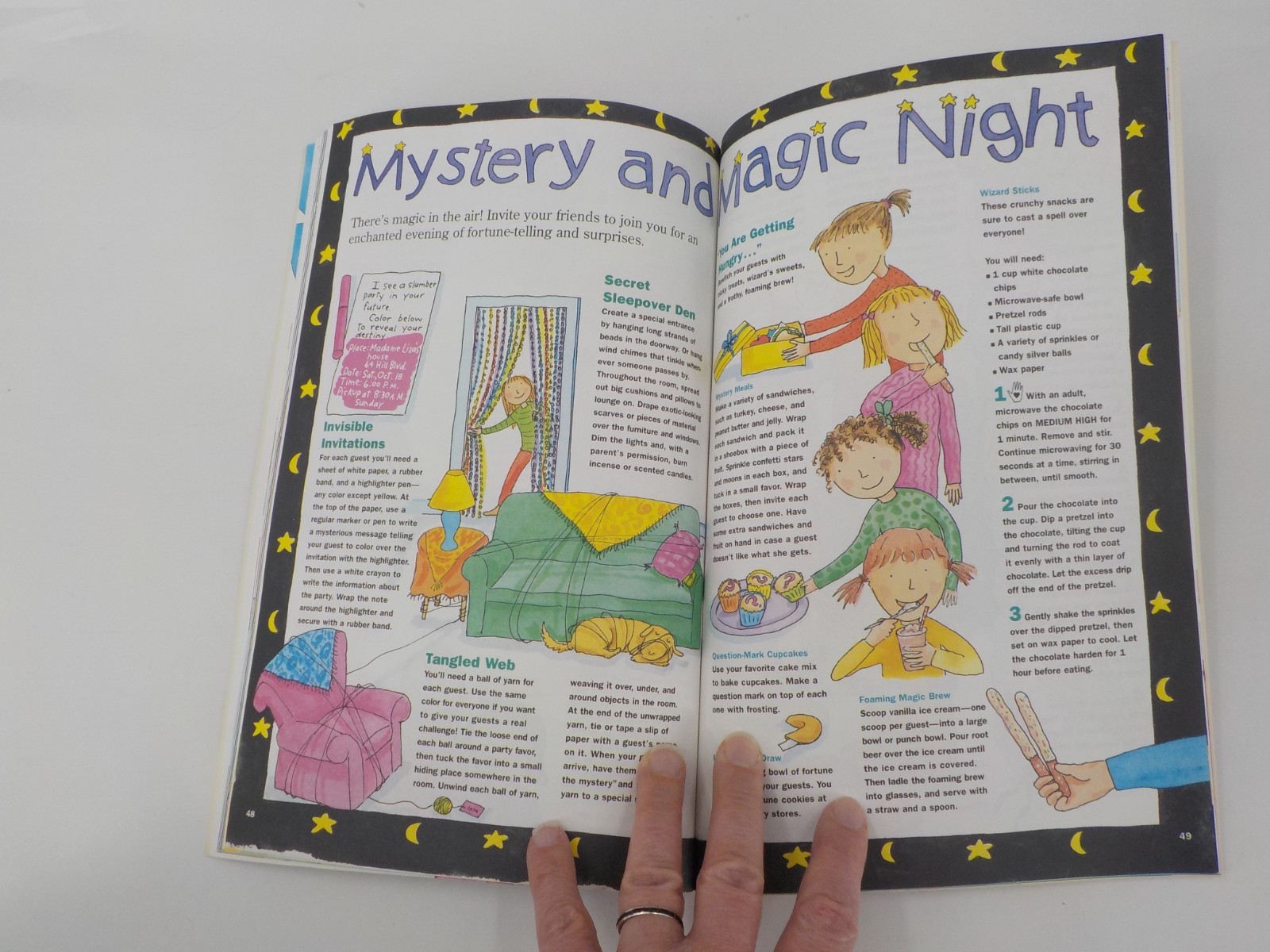 AMERICAN GIRL LIBRARY SUPER SLUMBER PARTIES IDEAS CRAFTS FOOD SOFTCOVER BOOK GUC