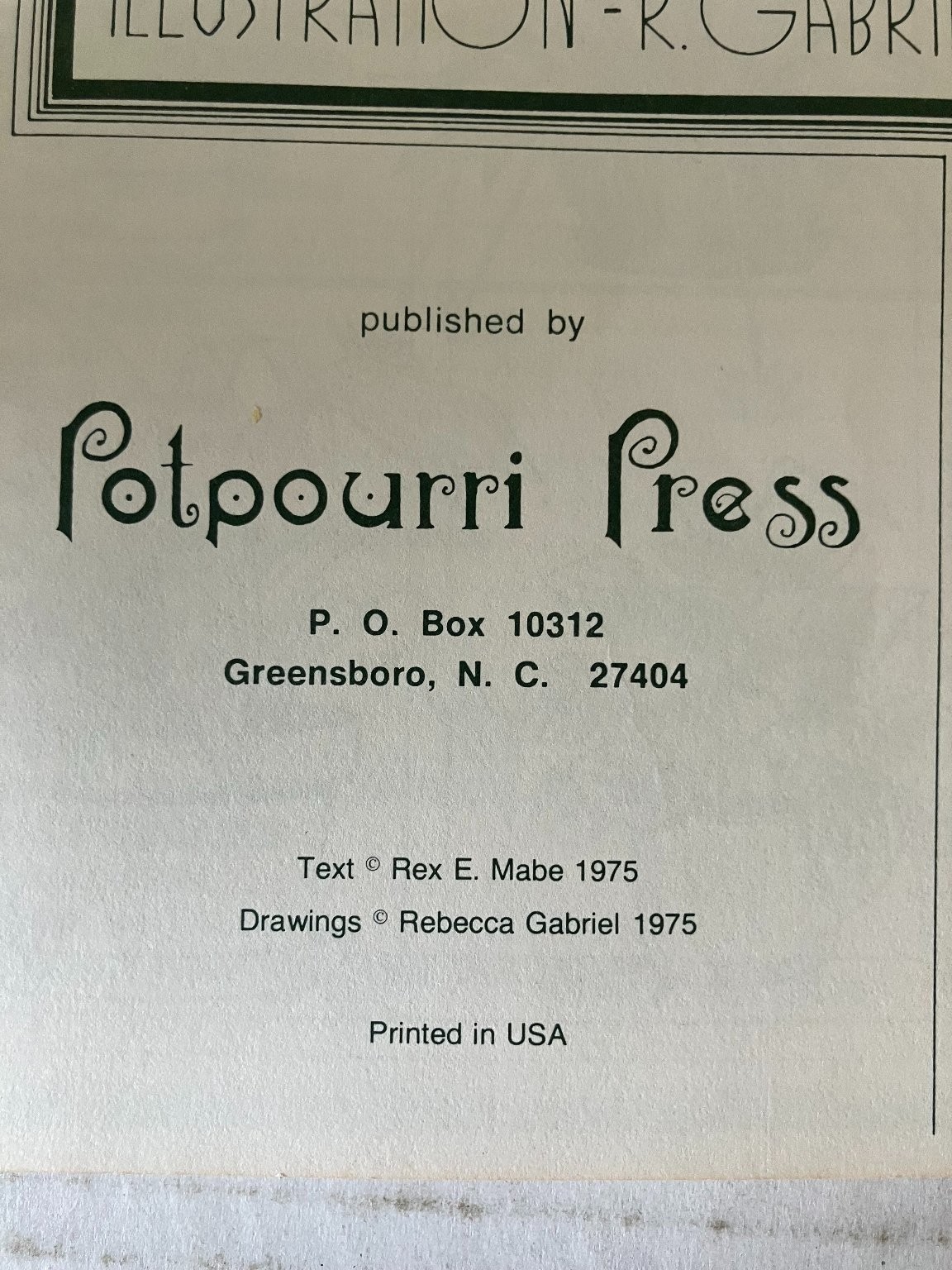 The Houseplant Doctor Rex E. Mabe 1975 Potpourri Press Houseplants Guide PB