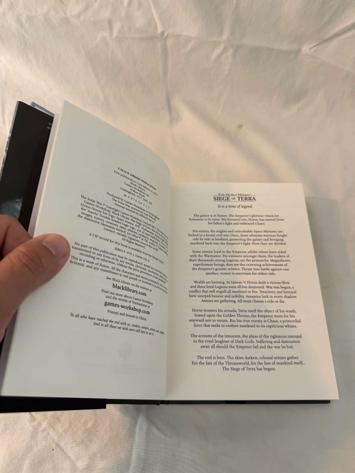 Siege of Terra: The Solar War (The Horus Heresy), John French, First Edition