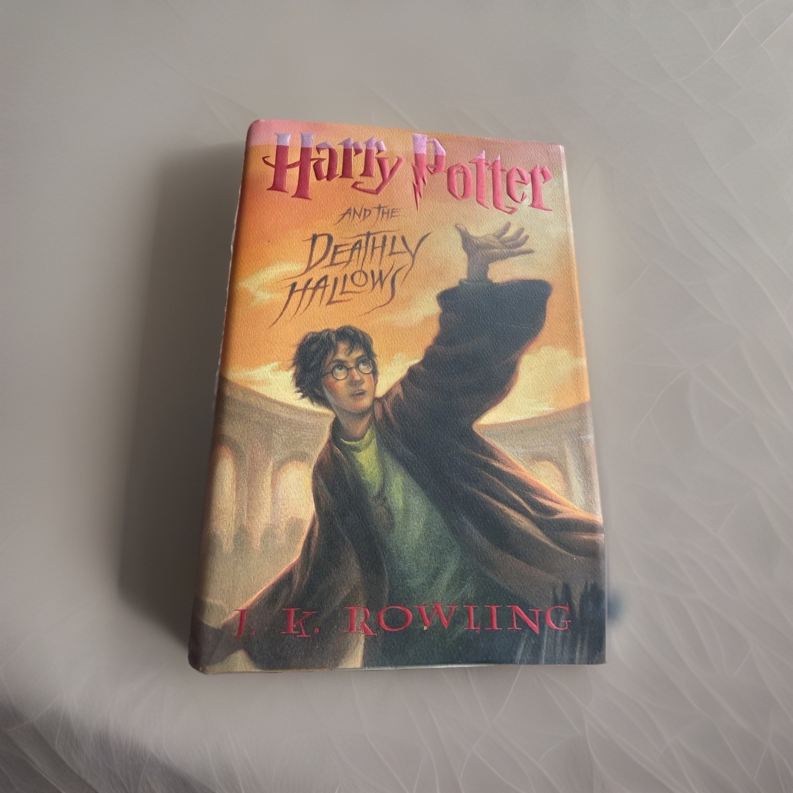 RARE HARRY POTTER And The Deathly Hallows-1st ed/1st printing p. 759 & Dust err