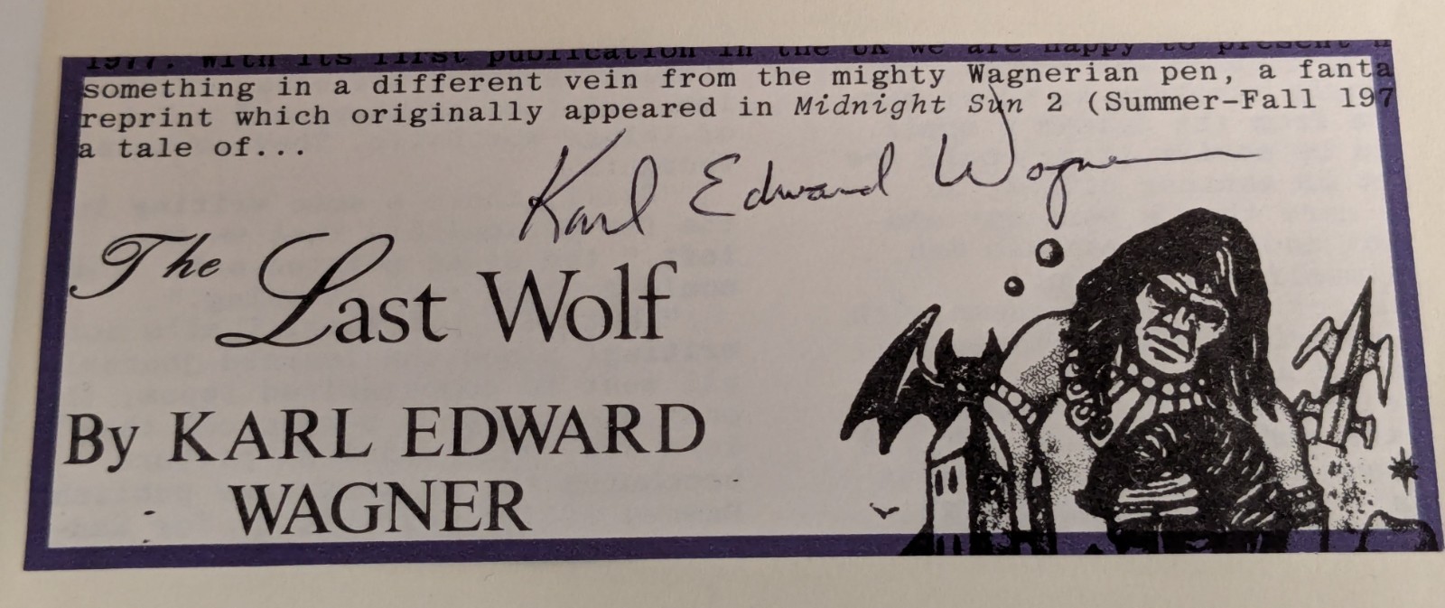 Gods In Darkness Karl Edward Wagner Kane Novels (Book Club, 2002) Cut Signature