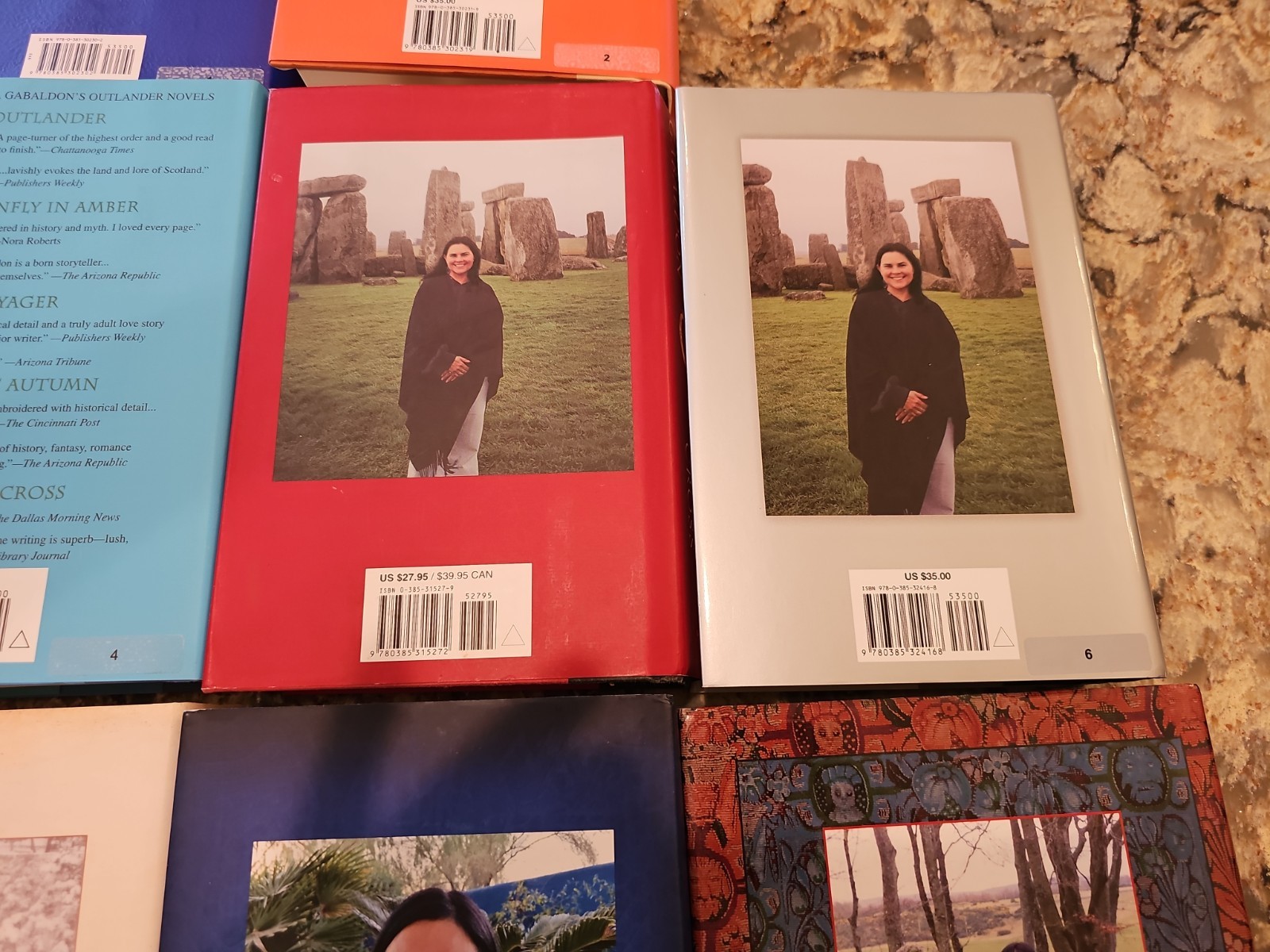 Diana Gabaldon Hardcover Outlander Series Nine Book Set Books 1-9 + Companion