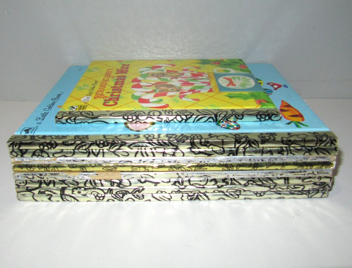 Lot of 9 Richard Scarry Little Golden Books
