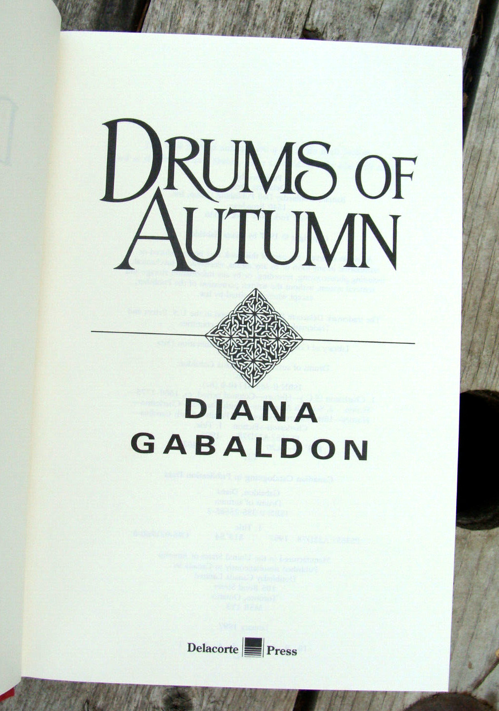Drums Of Autumn ~1997 HC 1st/1st Gabaldon Outlander Scottish Time Travel Romance